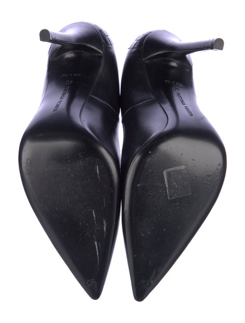 Bottega Veneta Intrecciato Weave Leather Pumps