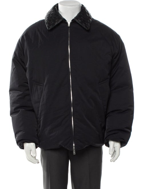 Bottega Veneta 2025 Intrecciato Weave Puffer Coat