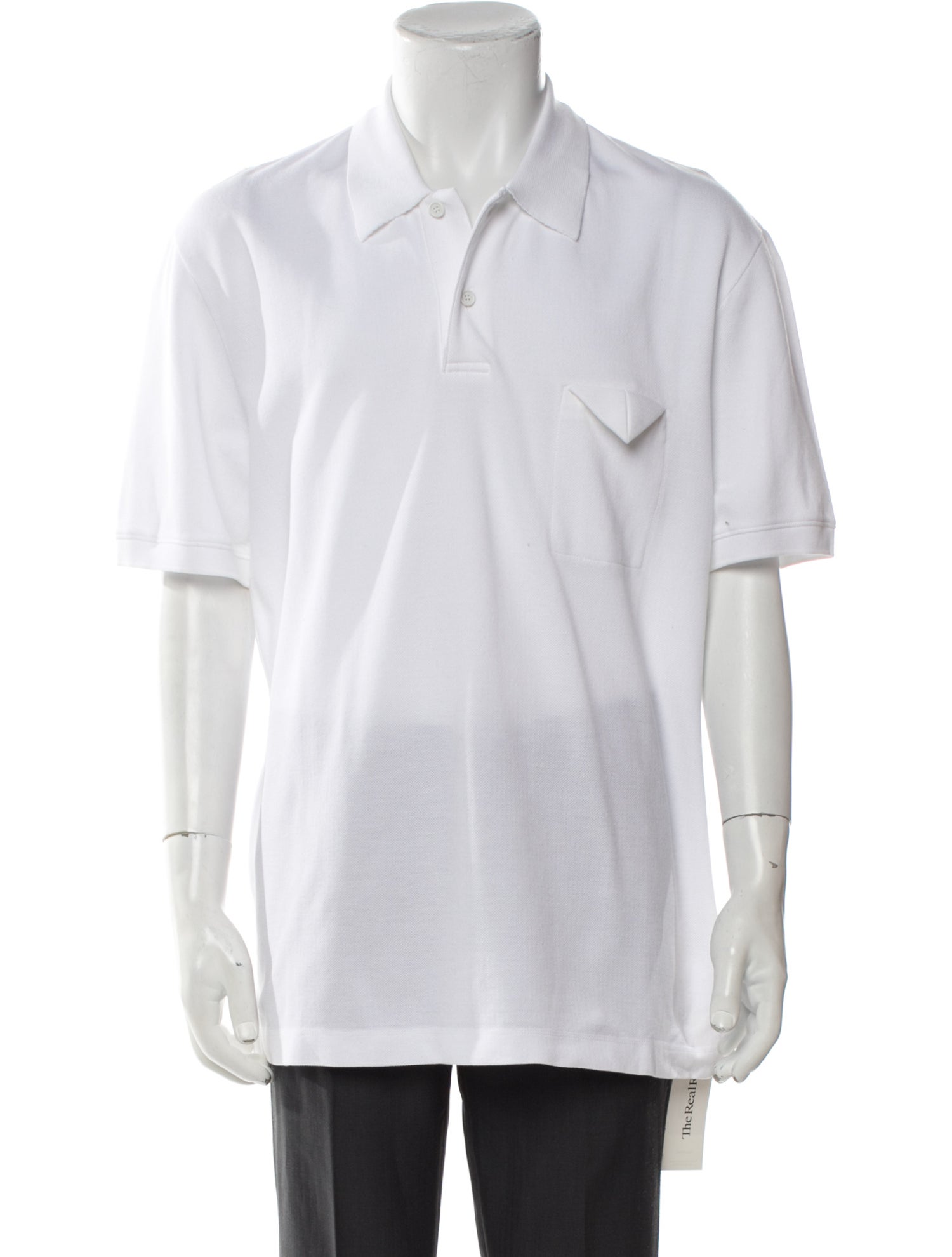 Bottega Veneta V-Neck Short Sleeve Polo Shirt