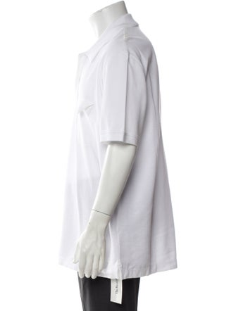 Bottega Veneta V-Neck Short Sleeve Polo Shirt