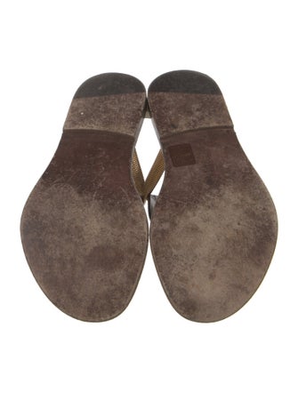 Bottega Veneta Leather Slides