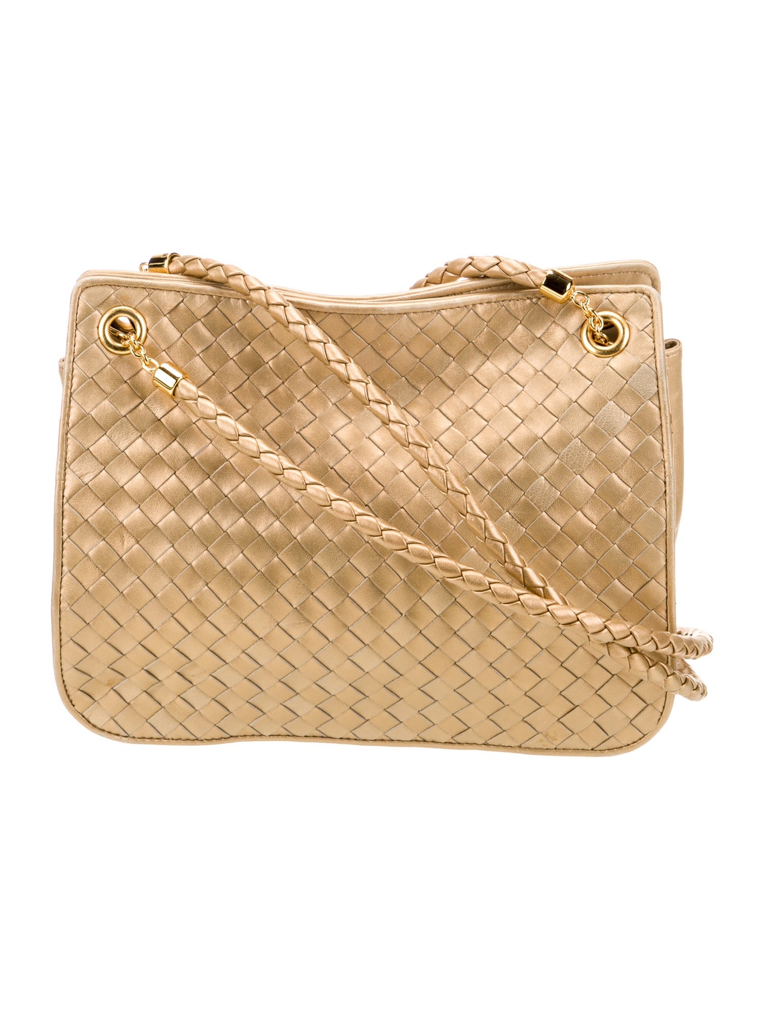 Bottega Veneta Intrecciato Crossbody Bag Vintage