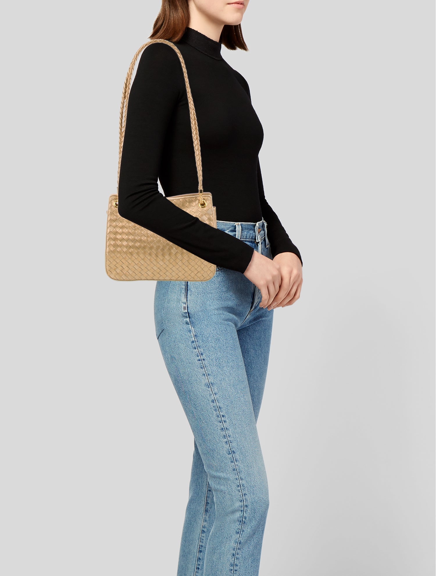 Bottega Veneta Intrecciato Crossbody Bag Vintage