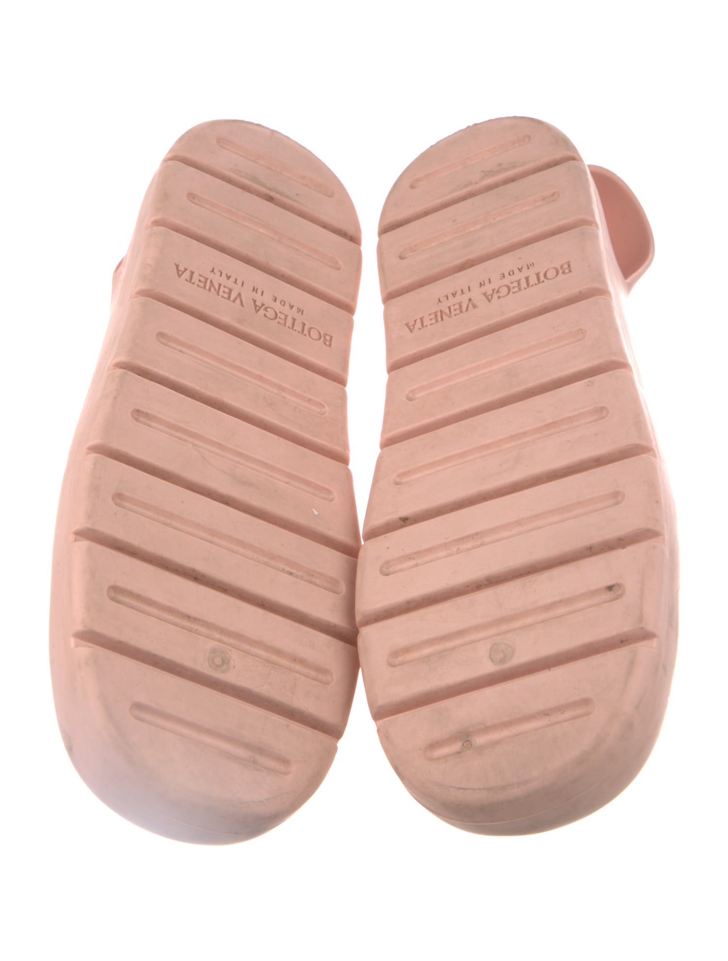 Bottega Veneta Rubber Slingback Sandals