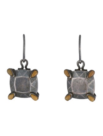 Bottega Veneta Chalcedony Faceted Drop Earrings