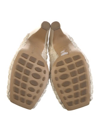 Bottega Veneta Intrecciato Weave Leather Slides