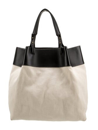 Bottega Veneta Canvas Bucket Bag
