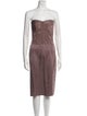 Bottega Veneta Strapless Mini Dress