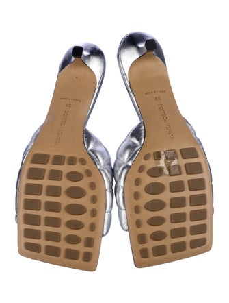 Bottega Veneta Intrecciato Weave Leather Slides