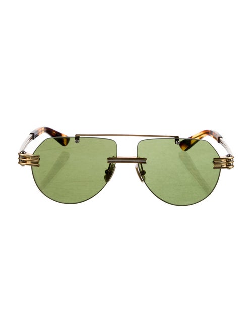 Bottega Veneta Aviator Tinted Sunglasses