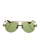 Bottega Veneta Aviator Tinted Sunglasses