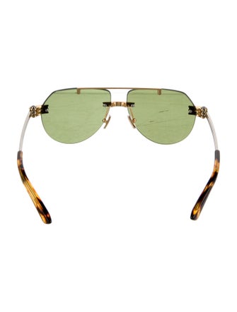 Bottega Veneta Aviator Tinted Sunglasses