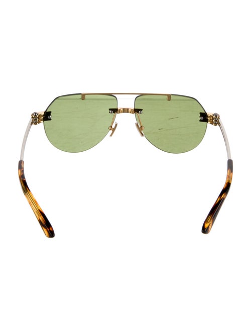 Bottega Veneta Aviator Tinted Sunglasses