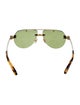 Bottega Veneta Aviator Tinted Sunglasses