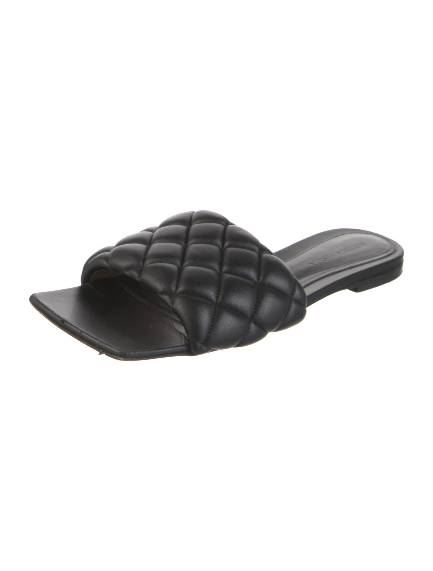 Bottega Veneta Leather Slides