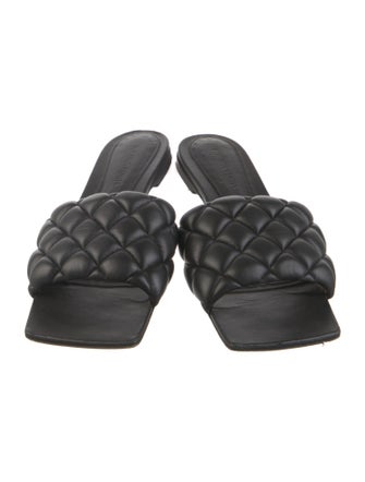 Bottega Veneta Leather Slides