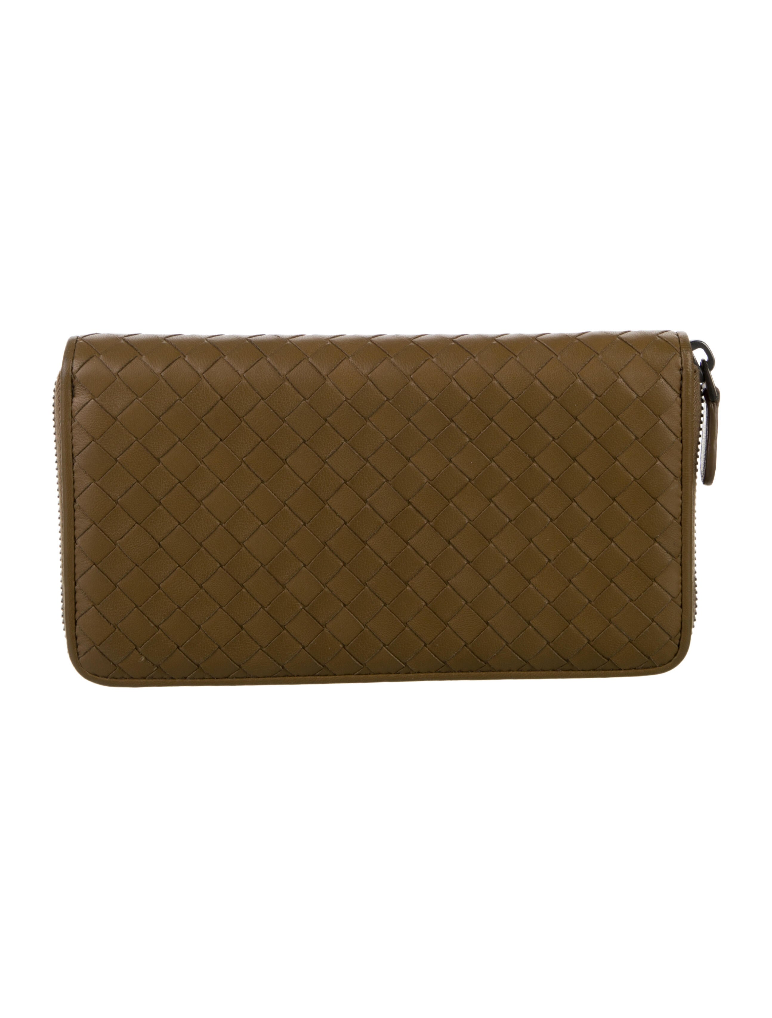 Bottega Veneta Intrecciato Weave Leather Wallet