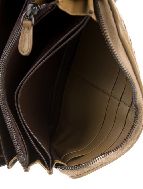 Bottega Veneta Intrecciato Weave Leather Wallet