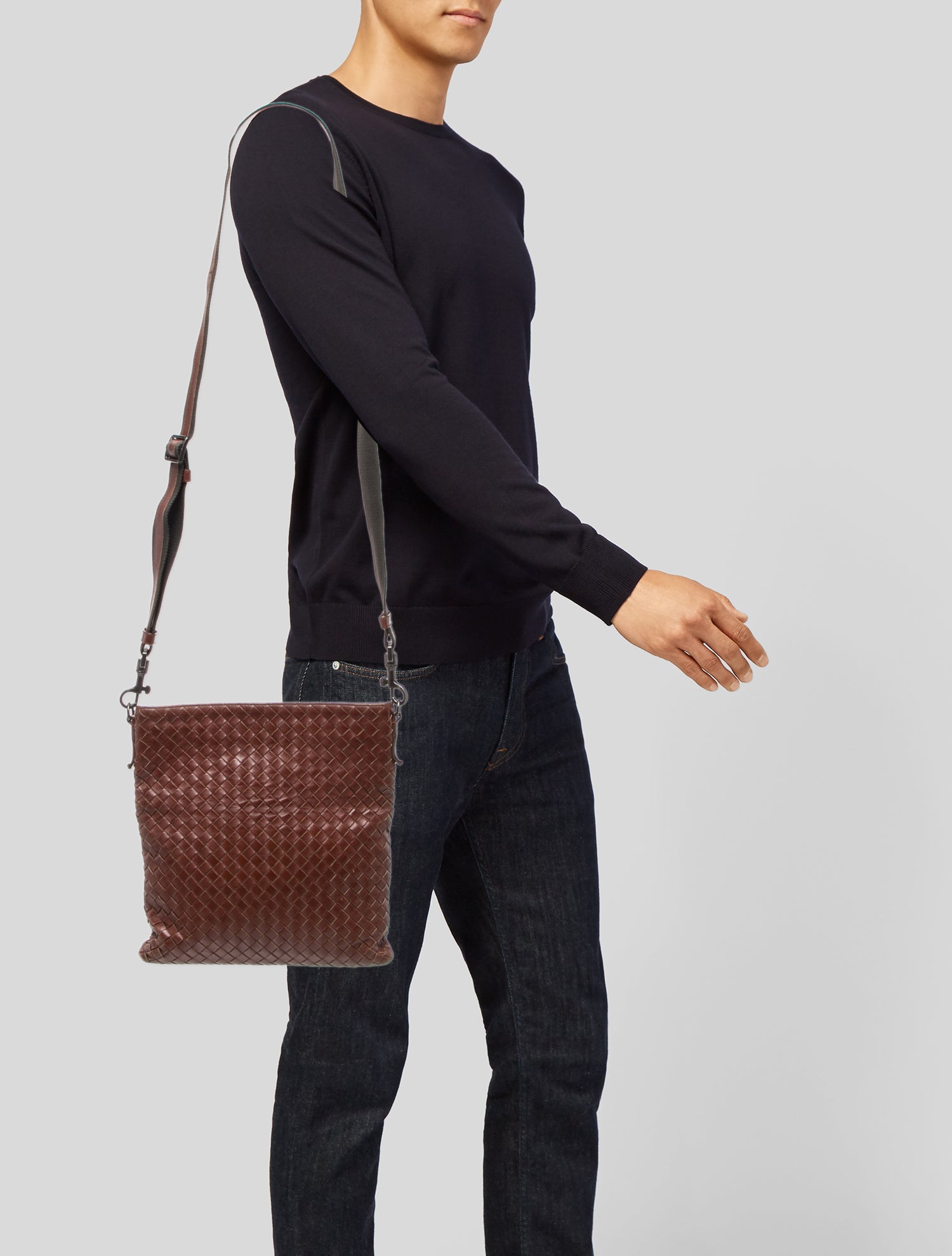 Bottega Veneta Intrecciato Messenger Bag
