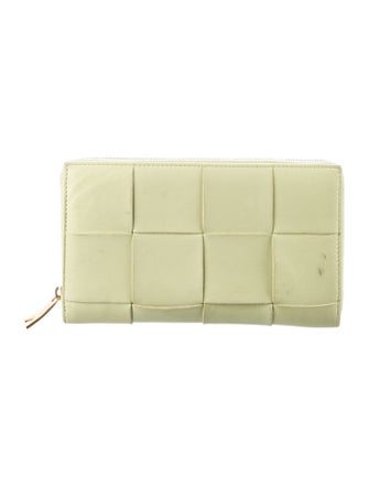 Bottega Veneta Intrecciato Weave Leather Wallet