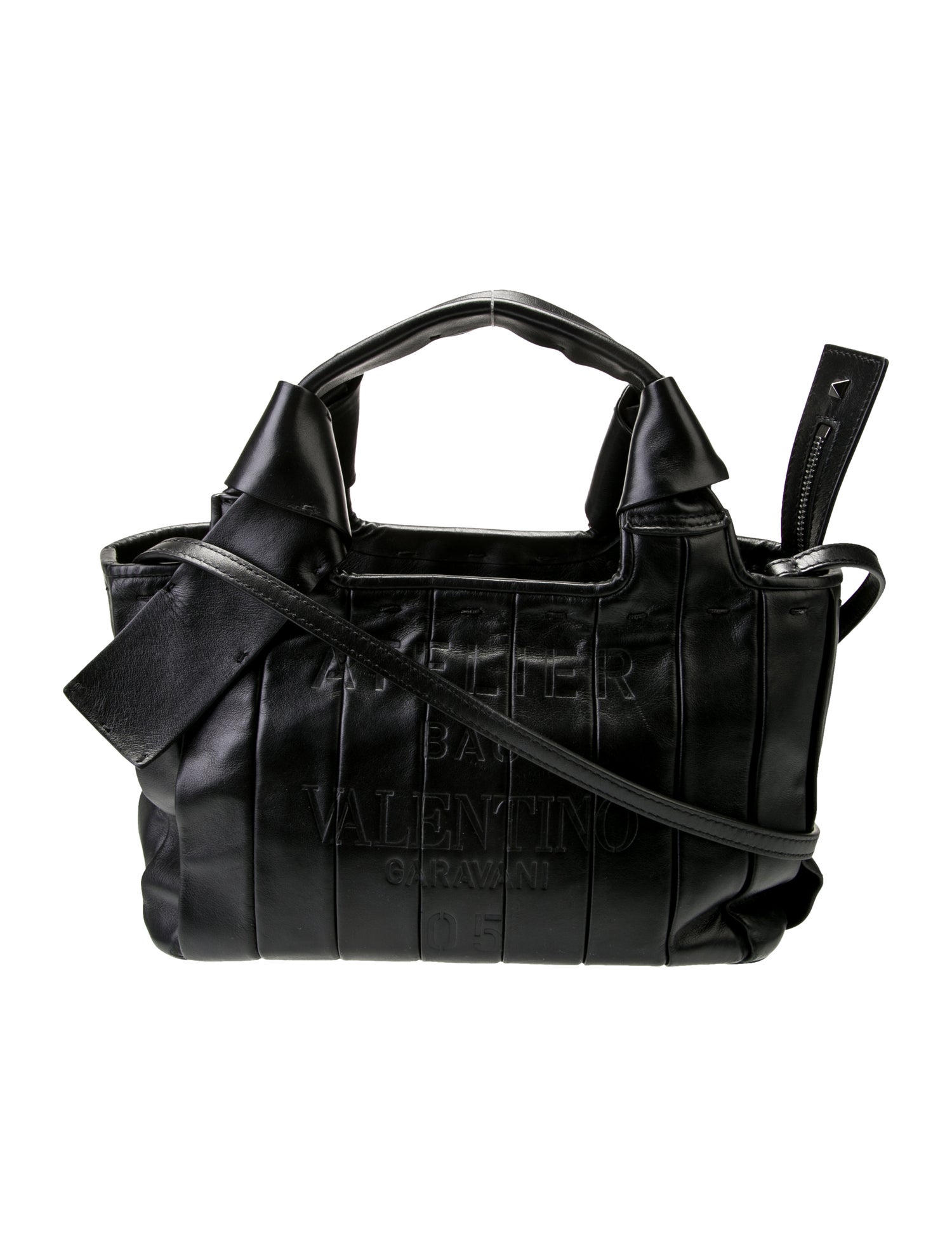 Valentino Lambskin Atelier Plisé Small