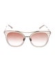 Bottega Veneta Aviator Gradient Sunglasses