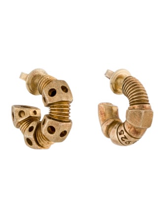 Bottega Veneta Small Huggie Earrings