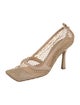 Bottega Veneta Mesh Chain-Link Accents Pumps