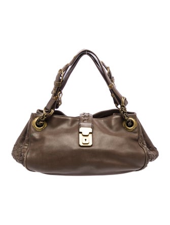 Bottega Veneta Intrecciato Top Handle Bag