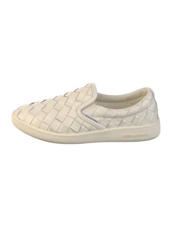 Bottega Veneta Intrecciato Weave Leather Sneakers