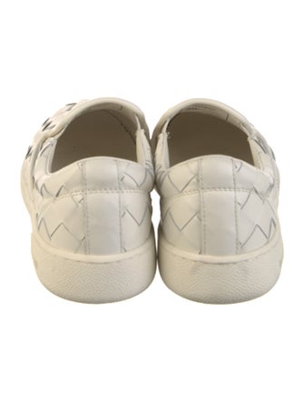 Bottega Veneta Intrecciato Weave Leather Sneakers
