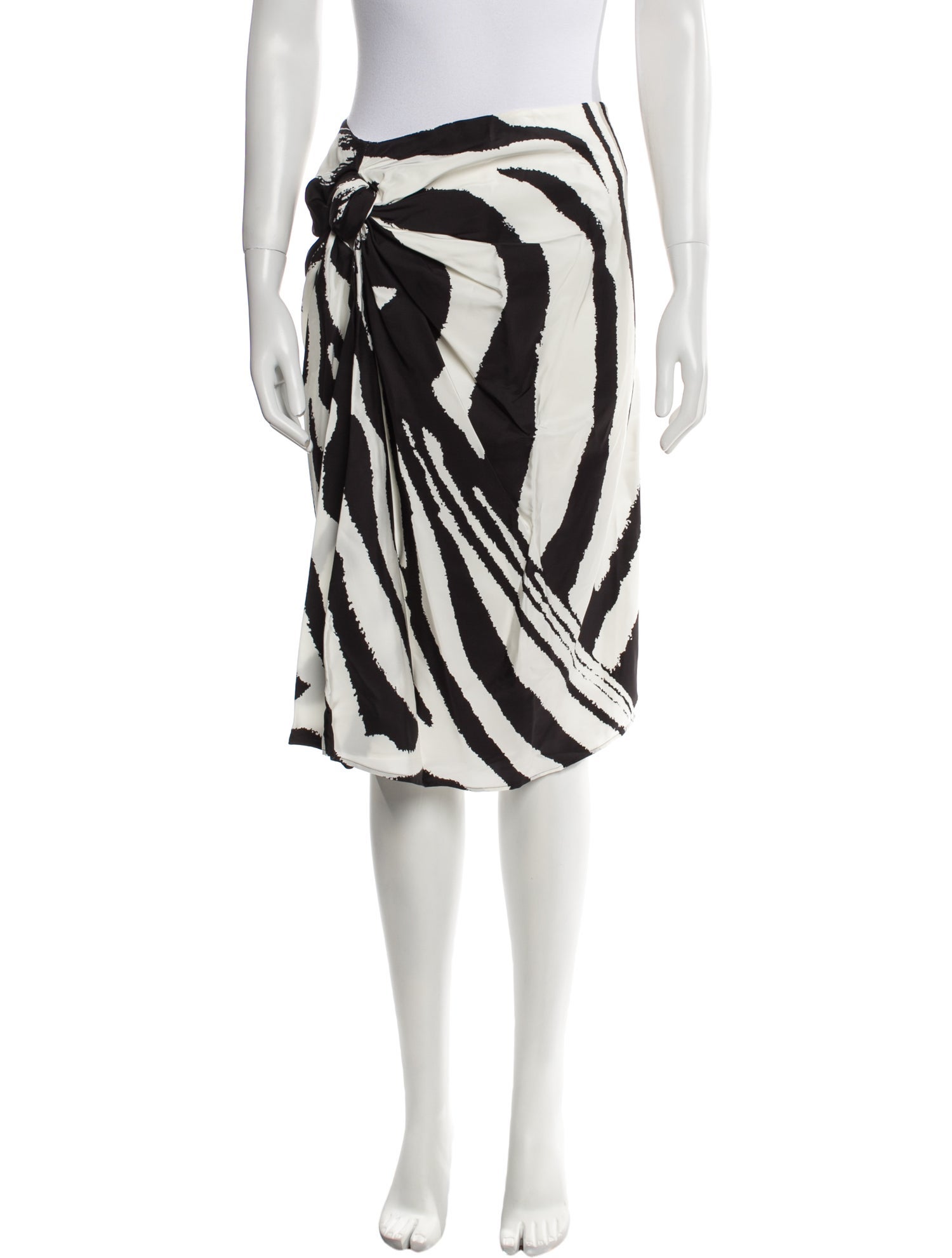 Bottega Veneta Printed Midi Length Skirt