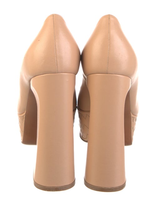 Bottega Veneta Intrecciato Weave Leather Pumps
