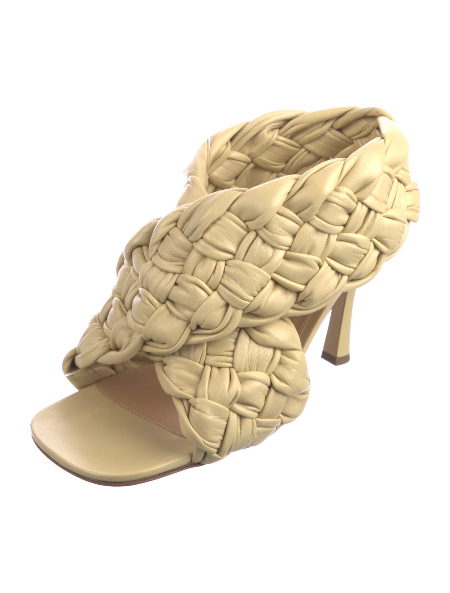 Bottega Veneta Intrecciato Weave Leather Sandals