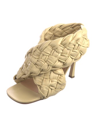 Bottega Veneta Intrecciato Weave Leather Sandals