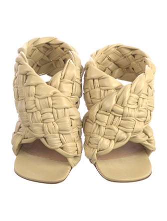 Bottega Veneta Intrecciato Weave Leather Sandals