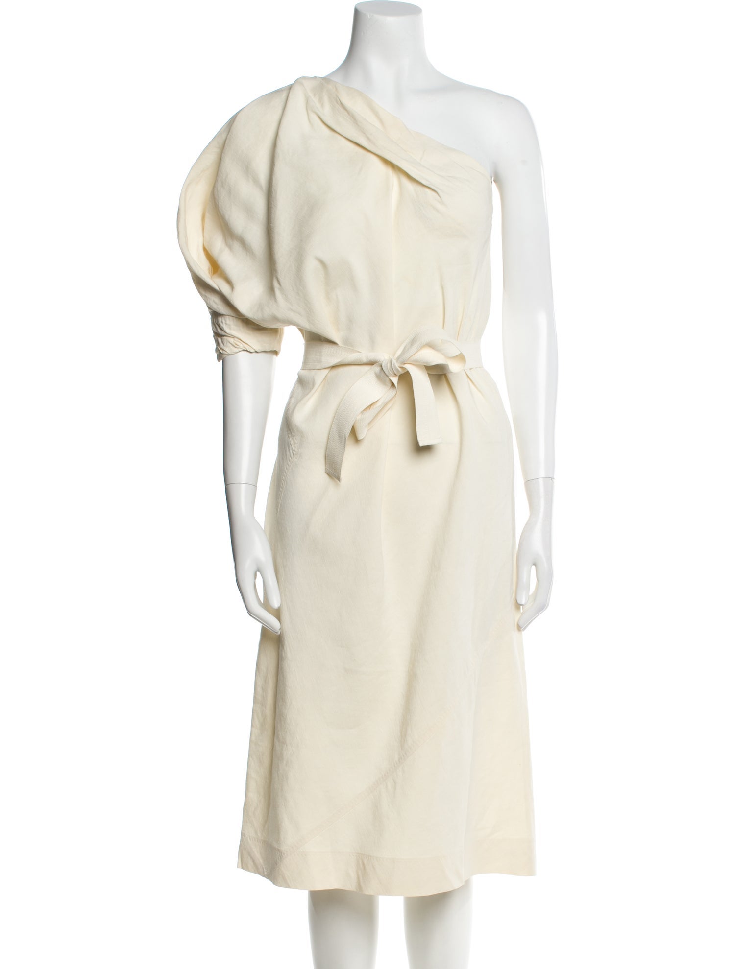 Bottega Veneta Linen Midi Length Dress