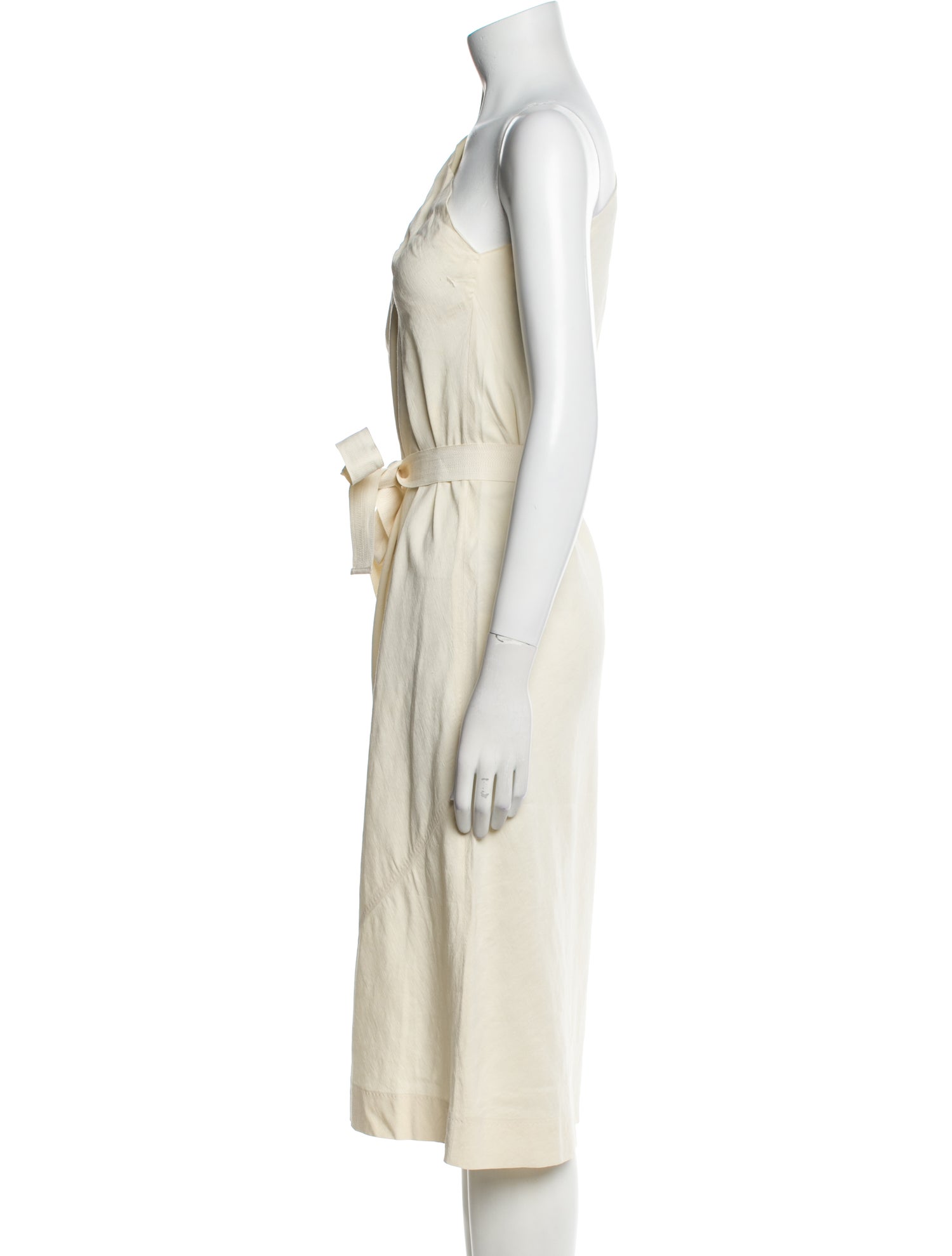Bottega Veneta Linen Midi Length Dress