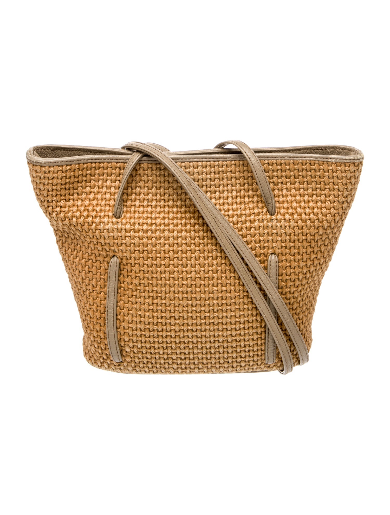Bottega Veneta Raffia Shoulder Bag Vintage