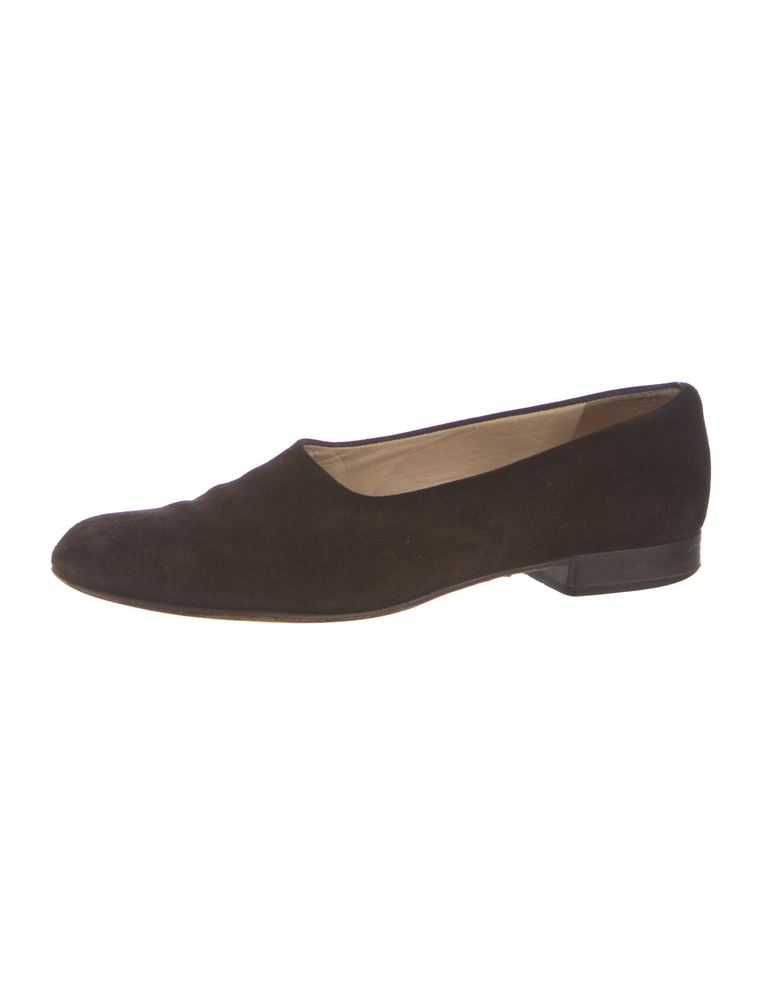 Bottega Veneta 1990's Suede Flats