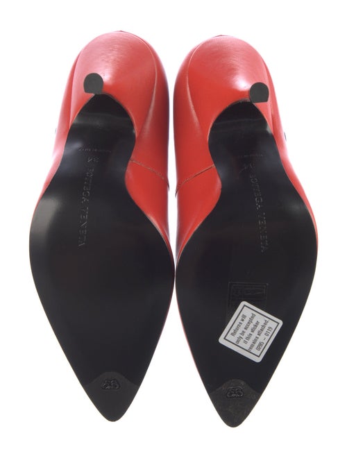 Bottega Veneta Leather Colorblock Pattern Pumps