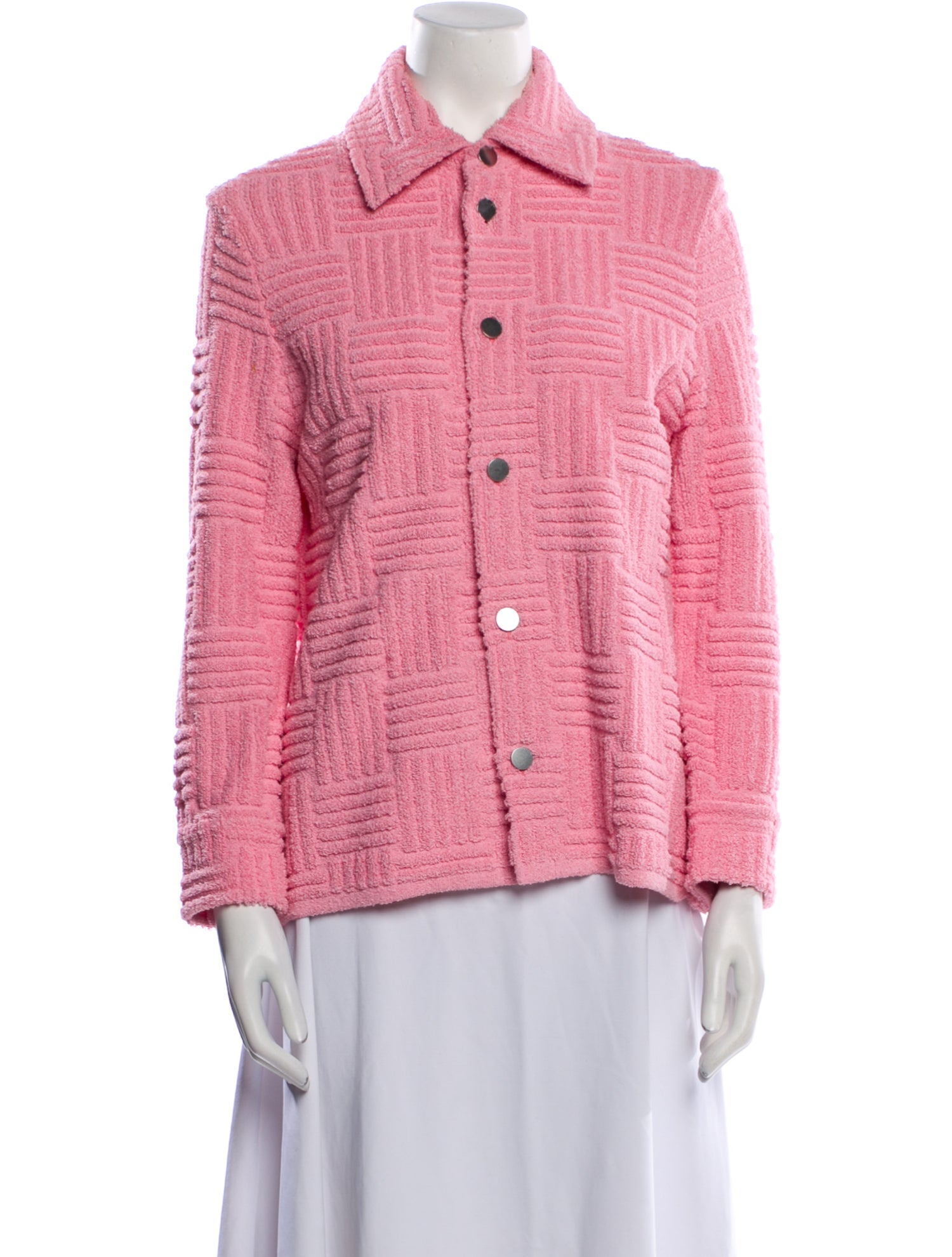 Bottega Veneta Tweed Pattern Jacket