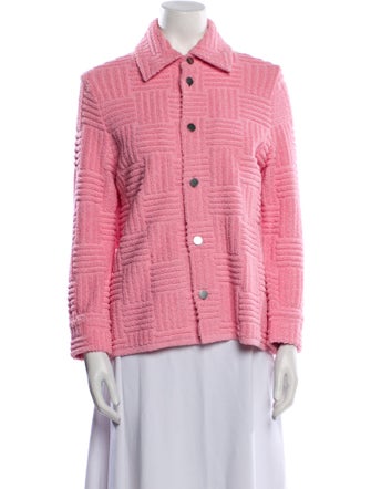 Bottega Veneta Tweed Pattern Jacket