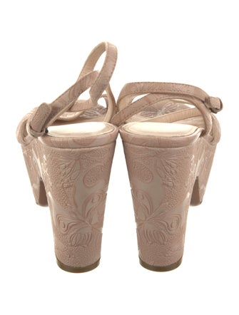 Bottega Veneta Leather Slingback Sandals