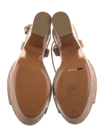 Bottega Veneta Leather Slingback Sandals