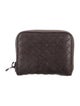 Bottega Veneta Intrecciato Weave Leather Compact Wallet