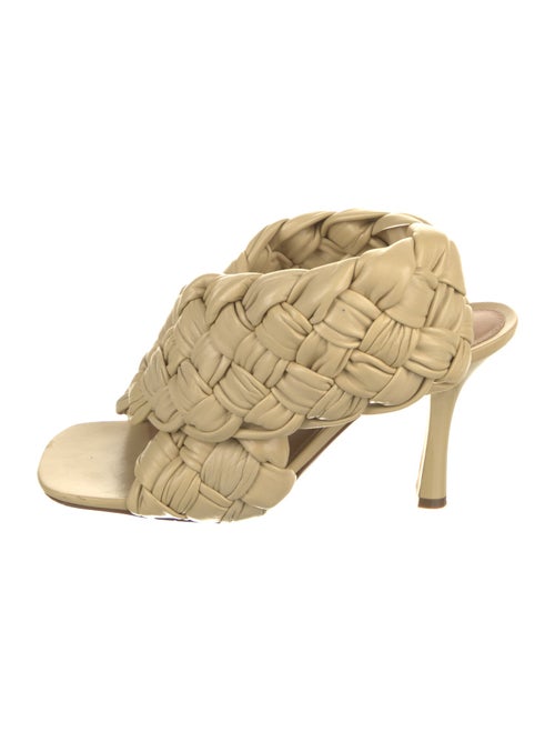 Bottega Veneta Intrecciato Weave Leather Mules