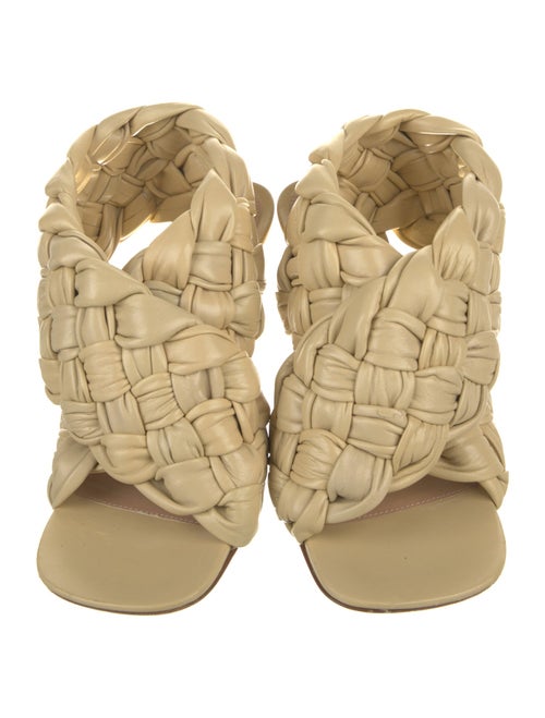 Bottega Veneta Intrecciato Weave Leather Mules