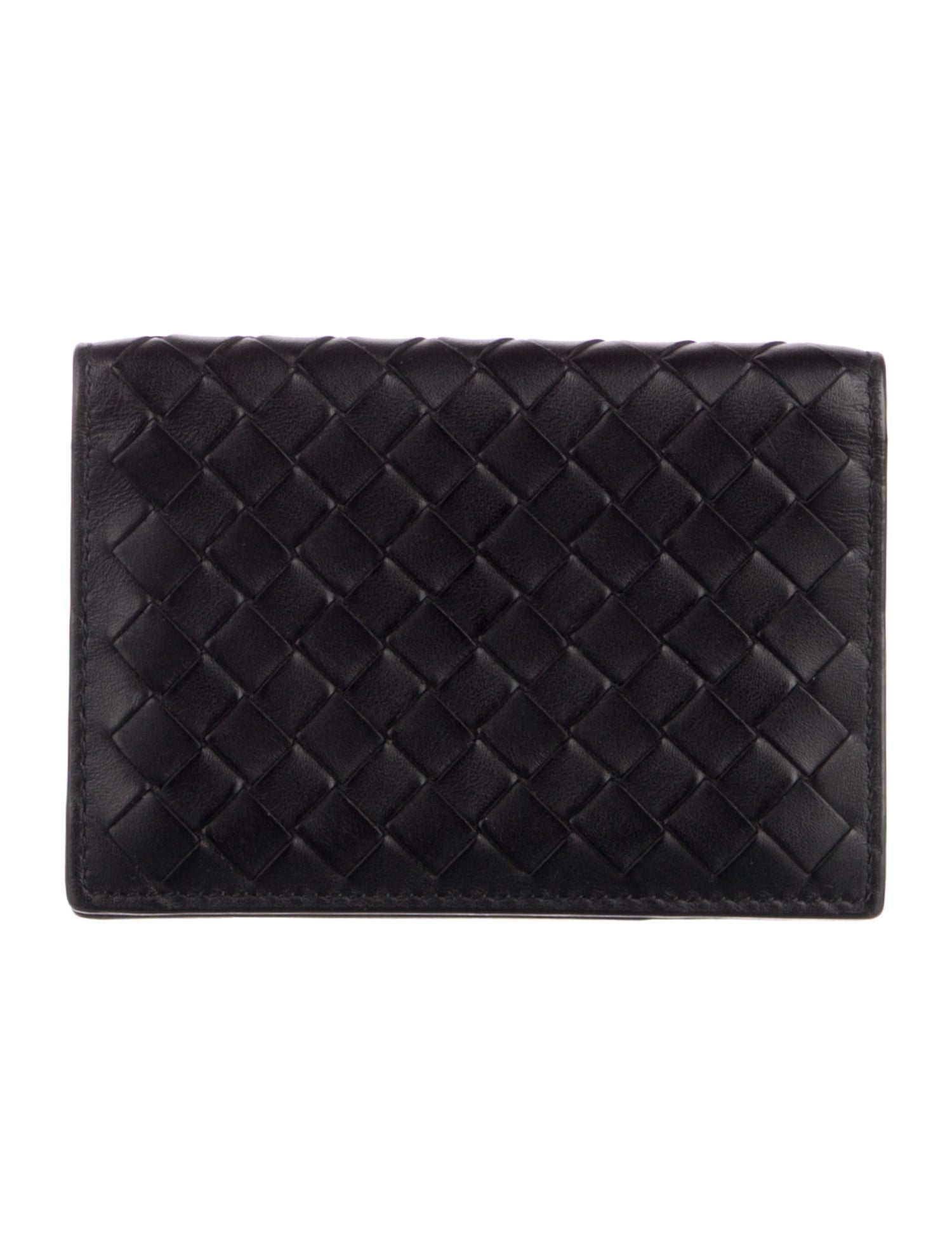 Bottega Veneta Intrecciato Weave Leather Wallet