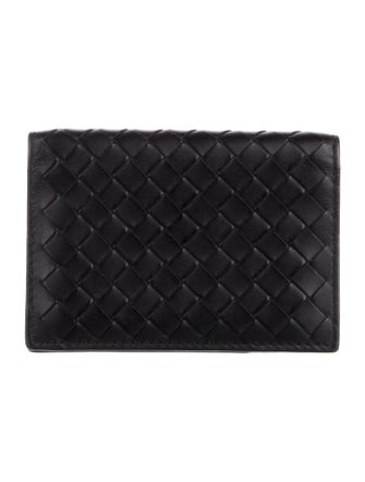Bottega Veneta Intrecciato Weave Leather Wallet